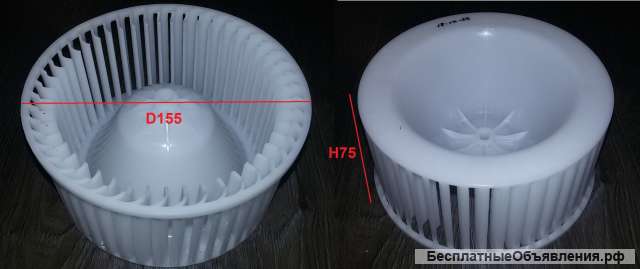 Крыльчатка печки салона Hyundai HD120-500