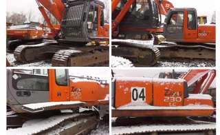 Разбор экскаватор Хитачи Hitachi Komatsu JCB запчасти б/у