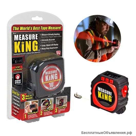Рулетка 3 в 1 Measure Wang