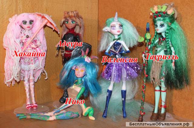 Ooak Кукла Монстер Хай Monster High Barbie