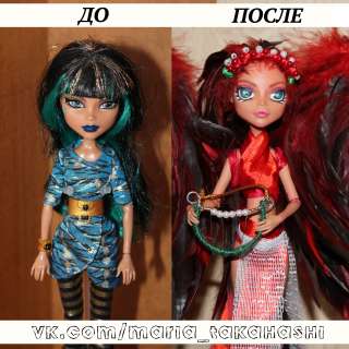 Ooak "Микаэла" Кукла Монстер Хай Monster High