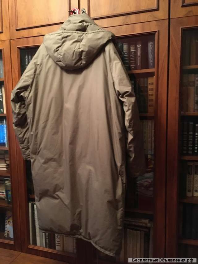Пальто зимнее мужское на пуху размер 50, рост 5