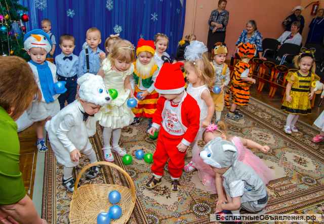 Видеосъёмка Новогоднего утренника, выпускного, свадьбы, общее фото группы