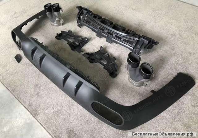 Мерседес цлс 257 диффузор с насадками 53 AMG Mercedes CLS 257 W 257