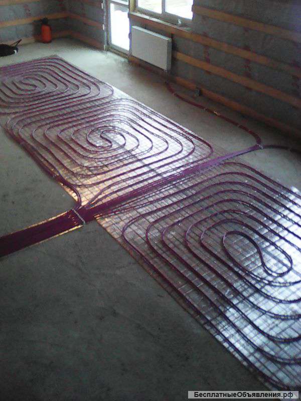 Монтаж отопления и водоснабжения