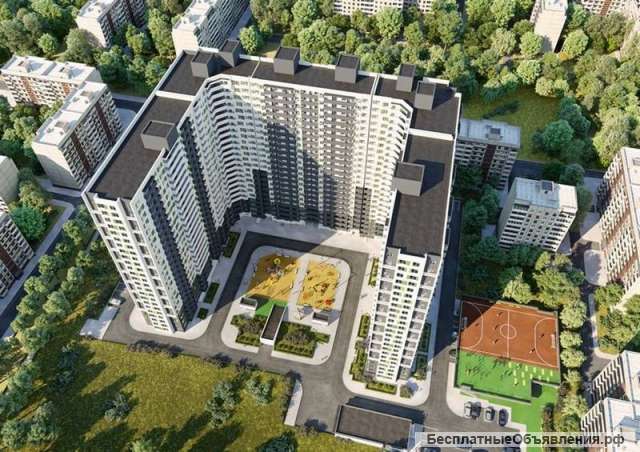 Студия 27 м2 в ЖК Сказка