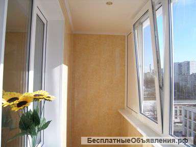 Остекление, утепление балконов, окна пвх