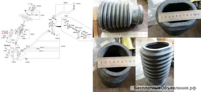 Пыльник рулевой колонки Hyundai Universe