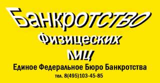Помощь в списании долгов. Банкротство физ.лиц