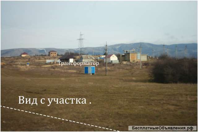 Три видовых участка по 7 соток в ряд