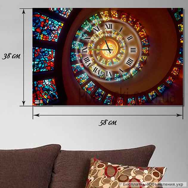 Часы на холсте под заказ с Вашей фотографией