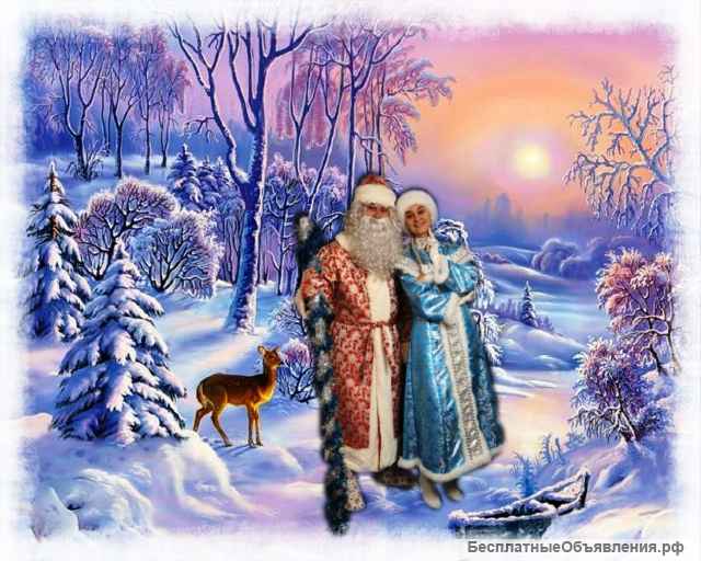 Дед Mopоз, добрый и весёлый, oт 500 р