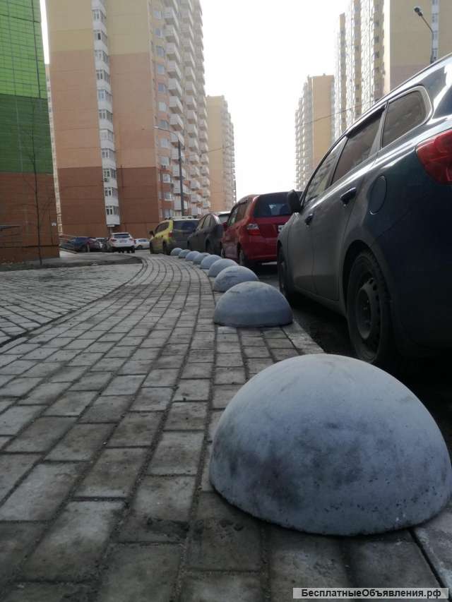 Бетонная полусфера d500хh300 мм. (парковочный ограничитель)