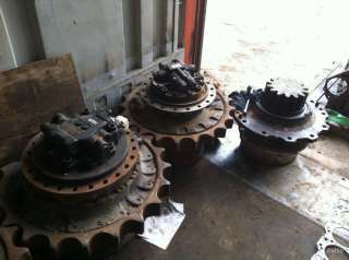 Редуктор хода экскаваторов в сборе с гидромотором Hitachi Komatsu JCB новые и б/у оригинал Япония