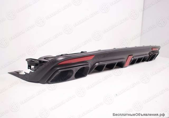 Мерседес 222 диффузор брабус насадки брабус mercedes 222 s222 w222