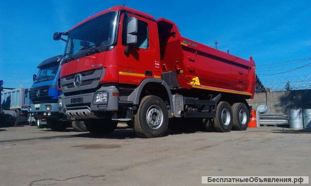 Водители на самосвал, категория В. С. (Mercedes-Benz Actros)