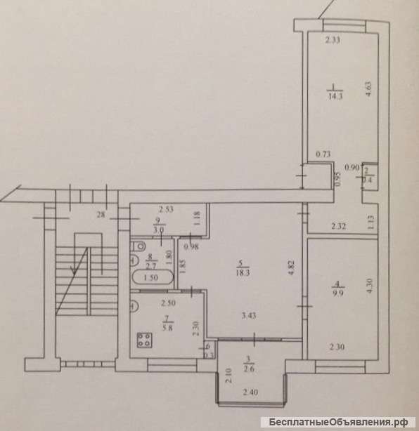 Собственница, продаю квартиру с новым ремонтом