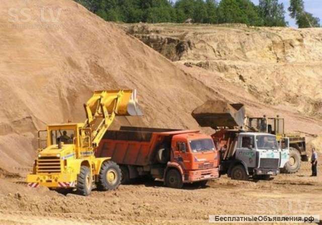 Доставка строительного песка