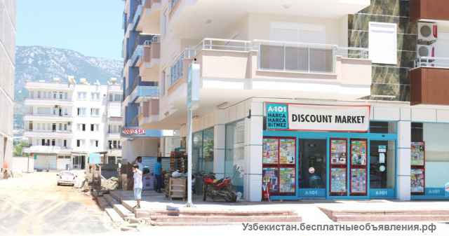 Магазин в центре Махмутлара, Алания, Турция. Общая площадь: 291 м2.