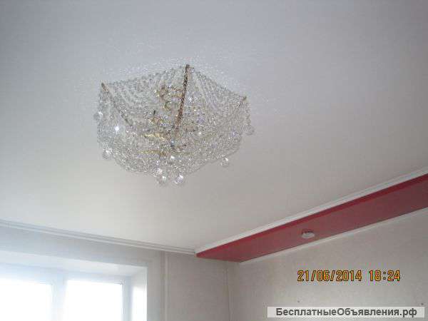 Бесшовные натяжные потолки