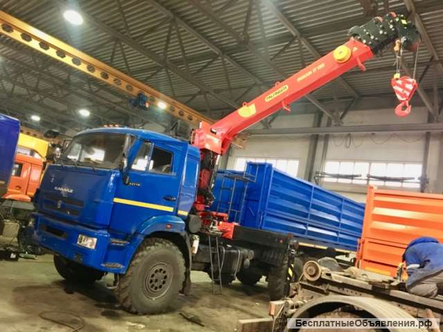 Камаз 65115 сельхозник с кму