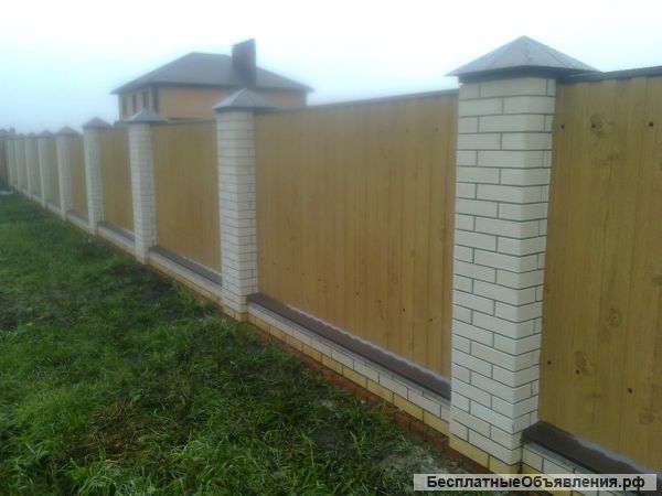 Установка заборов "под ключ"