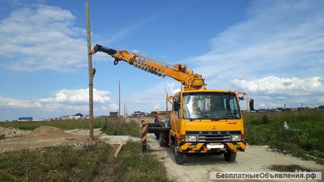 Буроям, бурилка, винтовые сваи