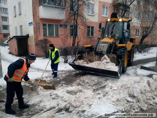 Уборка снега и вывоз снега спецтехникой