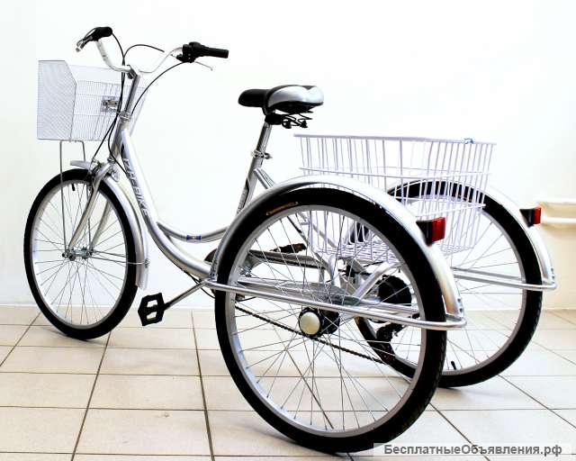 Велосипед трехколесный для взрослых Иж-Байк Фермер 24" 6 скоростей