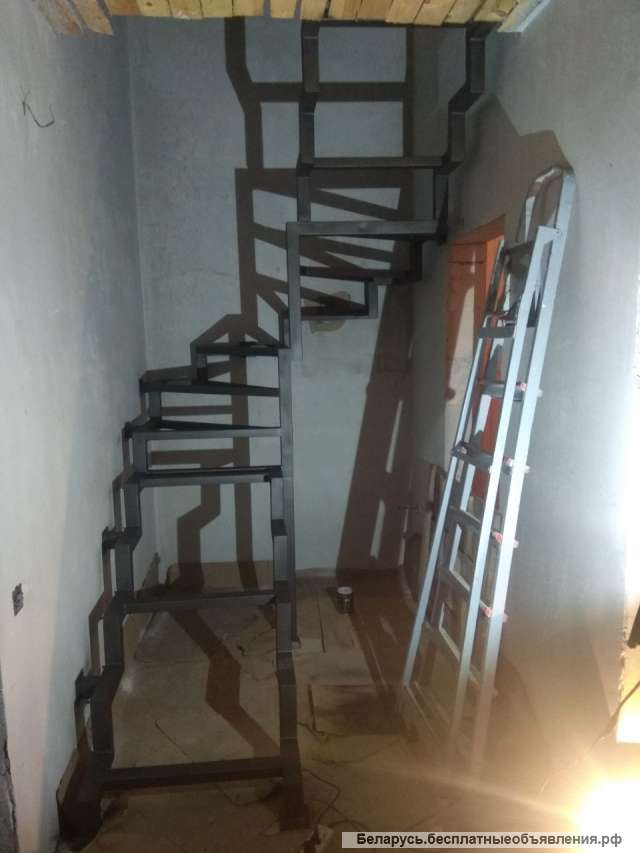 Изготовим металлокаркас лестницы в дом