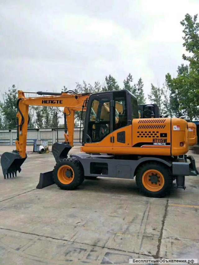 Экскаватор колесный Hengte HT115W