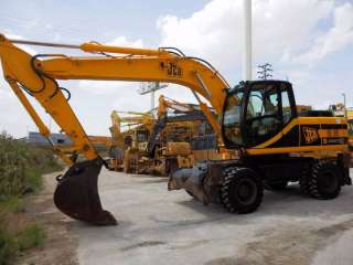 Аренда экскаватора колесного JCB JS200