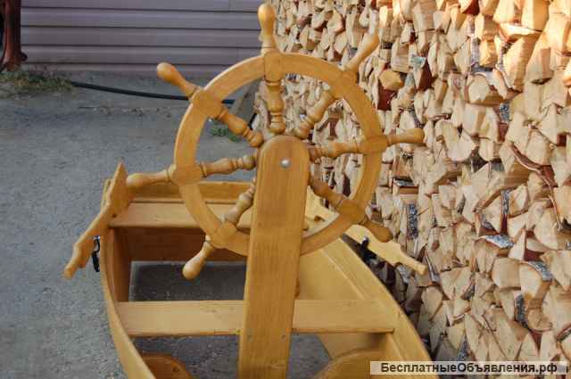 Песочница "Лодка со штурвалом"