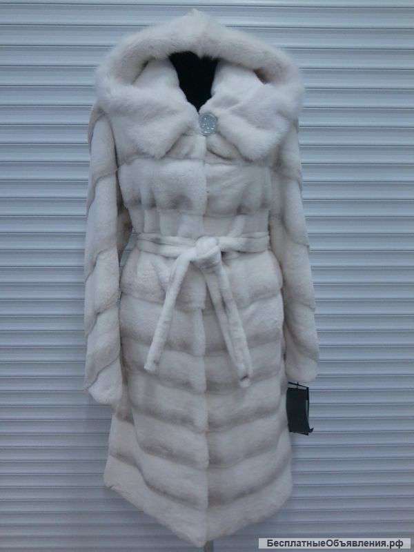 Шуба из меха стриженного бобра