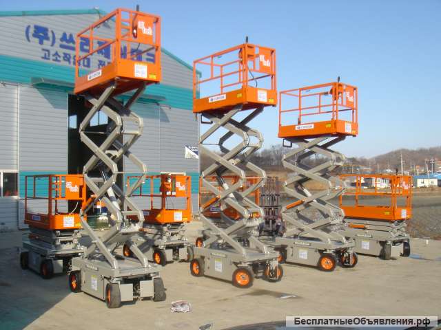 Электрические ножничные подъемники