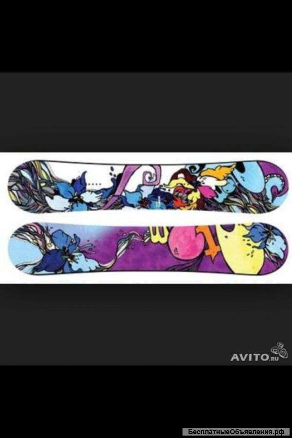 Сноуборт,крепы и ботинки в подарок