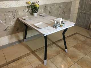 Стол лофт из массива и металла