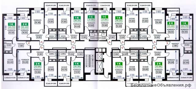 1 к.кв.36 кв. м. с ремонтом в подарок