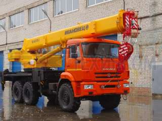 Автокран КС-45717К-3 "Ивановец" на шасси КАМАЗ-43118