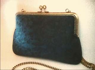 Сумка замшевая изумрудная с узором (клатч)