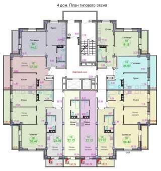 1-комнатная квартира Глобус ЮГ 6