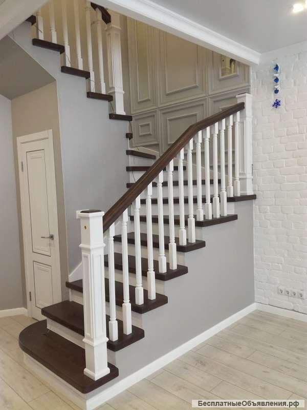 Изготовим и установим лестницу из массива Ясеня, Дуба, Сосны