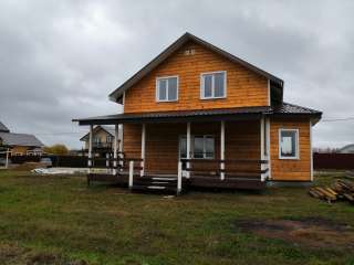 Новый дом из бруса площадью 160 кв.м.