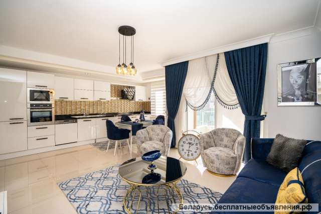 НОВИНКА Квартира 2+1 в комплексе - Махмутлар, Аланья, Турция с мебелью и техникой