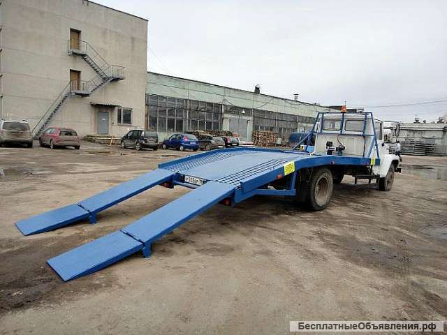 Переоборудование грузовых автомобилей Валдай, Газон, эвакуаторная платформа