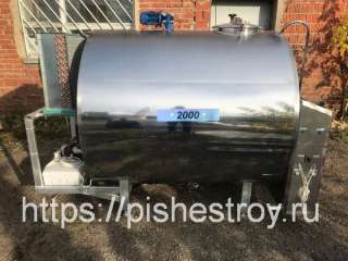 Охладитель молока горизонтальный 2000 (Автоматическая промывка)