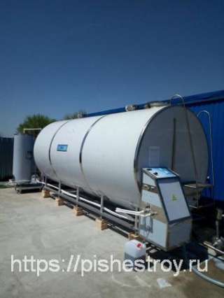 Охладитель молока горизонтальный 10000 (Автоматическая промывка)