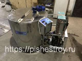 Охладитель молока вертикальный 500