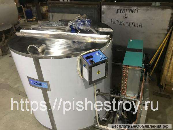 Охладитель молока вертикальный 2000 л