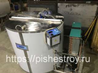 Охладитель молока вертикальный 2000 л